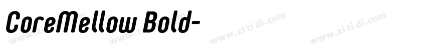 CoreMellow Bold字体转换
